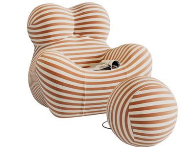 侘寂风单人沙发3d模型 侘寂风单人沙发