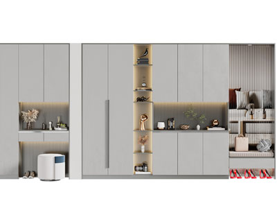 现代玄关装饰鞋柜