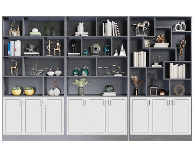 新中式撞色装饰柜