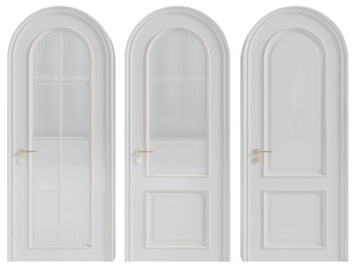 欧式拱形平开门