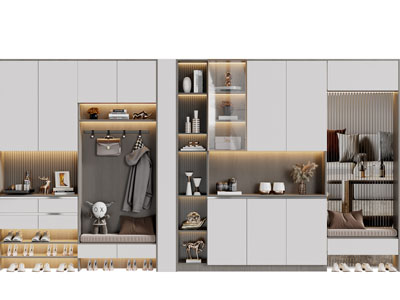 现代装饰鞋柜
