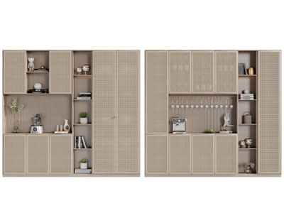 侘寂风装饰酒柜