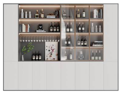现代酒柜