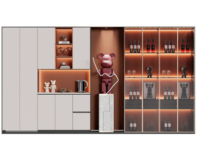 现代装饰酒柜