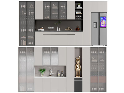 现代酒柜