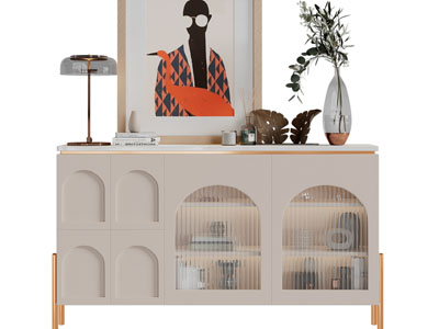 现代轻奢玄关柜、边柜