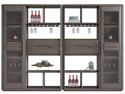 新中式酒柜