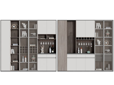 现代装饰酒柜