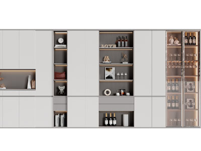 现代装饰酒柜