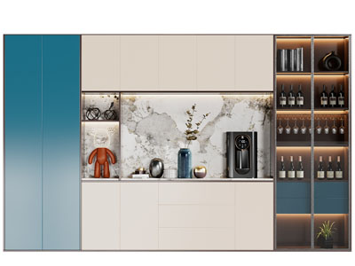 现代装饰酒柜