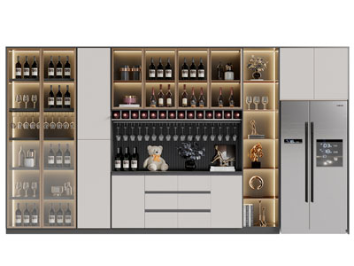 现代酒柜