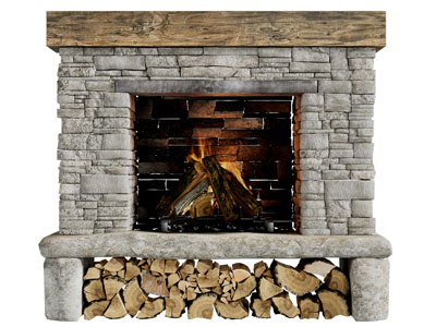 工业风loft壁炉火炉