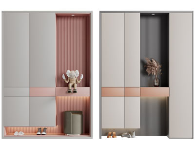 现代装饰鞋柜
