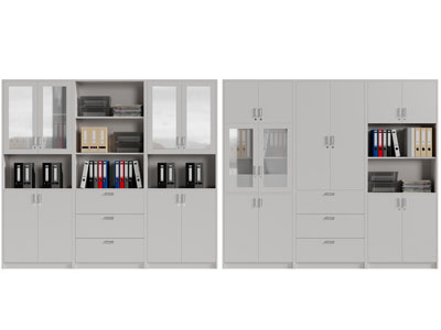 现代办公文件装饰柜