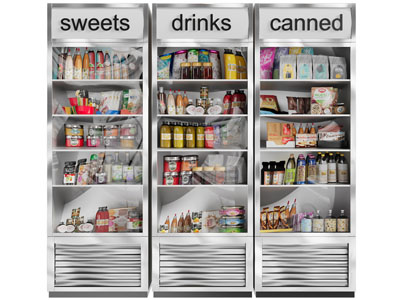 现代冷饮保鲜冰柜