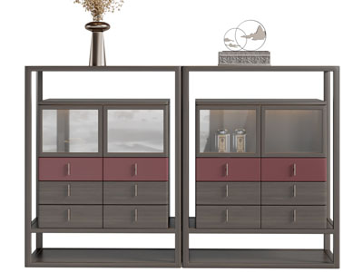 新中式玄关柜、边柜