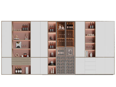 现代轻奢酒柜