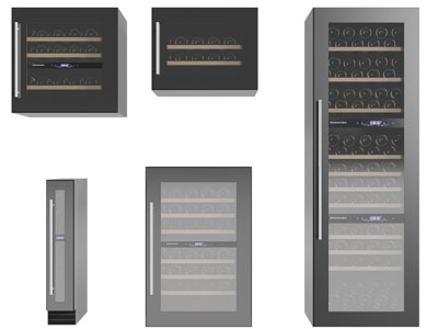 现代恒温红酒酒柜