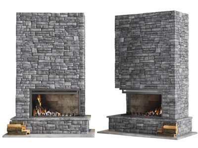 工业风loft壁炉火炉