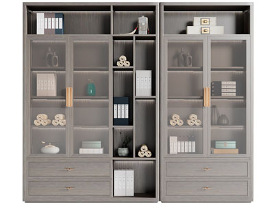 新中式书柜