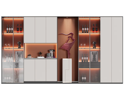 现代装饰酒柜