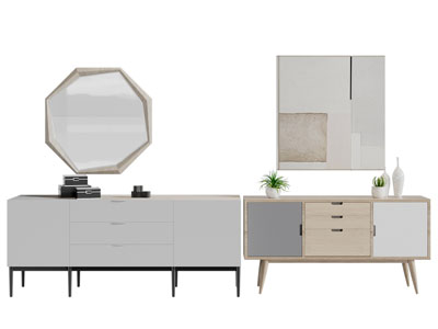 现代玄关柜、边柜