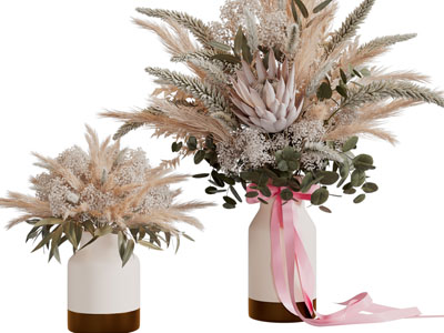 现代陶瓷花瓶花卉