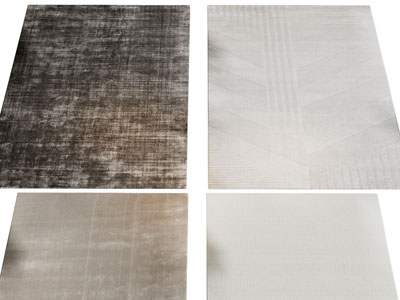 现代长方形地毯3d模型 现代长方形地毯