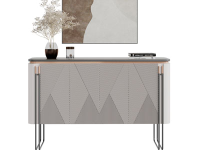 现代轻奢玄关柜、边柜