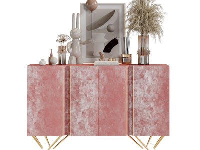 现代轻奢玄关柜、边柜