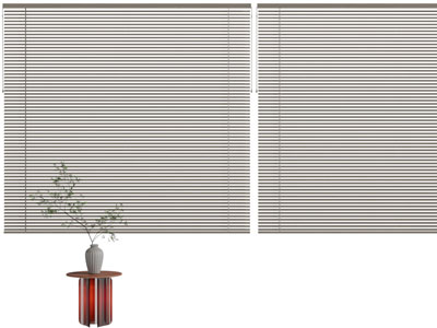 现代百叶窗帘、拉帘3d模型 现代百叶窗帘、拉帘