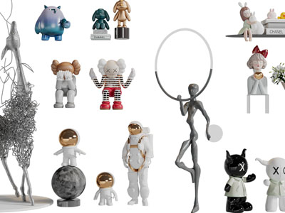 现代装饰品摆件组合