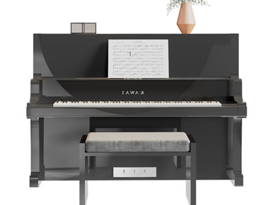 现代钢琴3d模型 现代钢琴