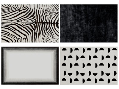 现代长方形地毯3d模型 现代长方形地毯