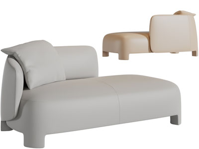 侘寂风美人榻、贵妃椅