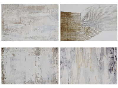 侘寂风长方形地毯3d模型 侘寂风长方形地毯