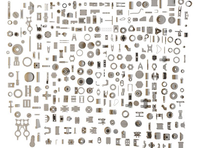 现代机械零件、五金件3d模型 现代机械零件、五金件