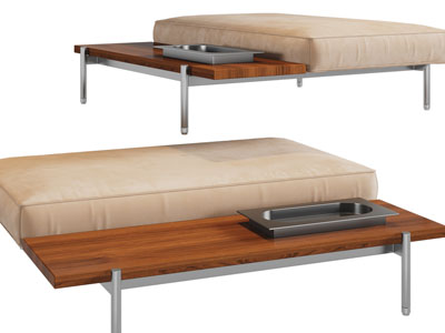 现代长方形沙发凳