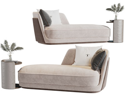 现代布艺美人榻、贵妃椅