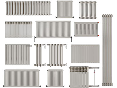 现代暖气管3d模型 现代暖气管