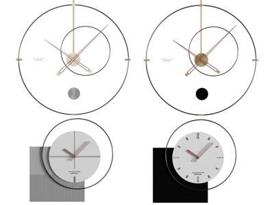 现代钟表3d模型 现代钟表