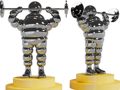 现代举重雕塑装饰品摆件