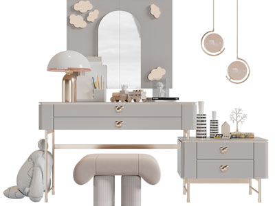 侘寂风化妆梳妆台