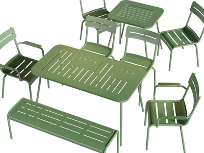 工业风loft餐桌椅组合