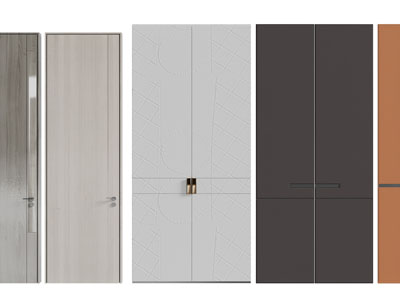 现代平开门、柜门