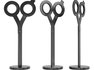 现代剪刀办公文具3d模型 现代剪刀办公文具