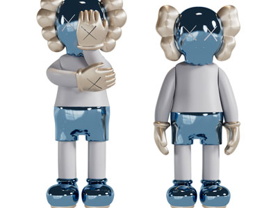 现代kwas公仔摆件