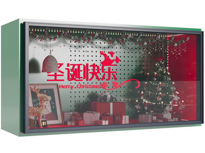 现代节日礼品橱窗