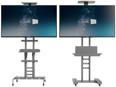 现代可移动电视收纳架