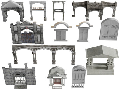 欧式大门、拱门